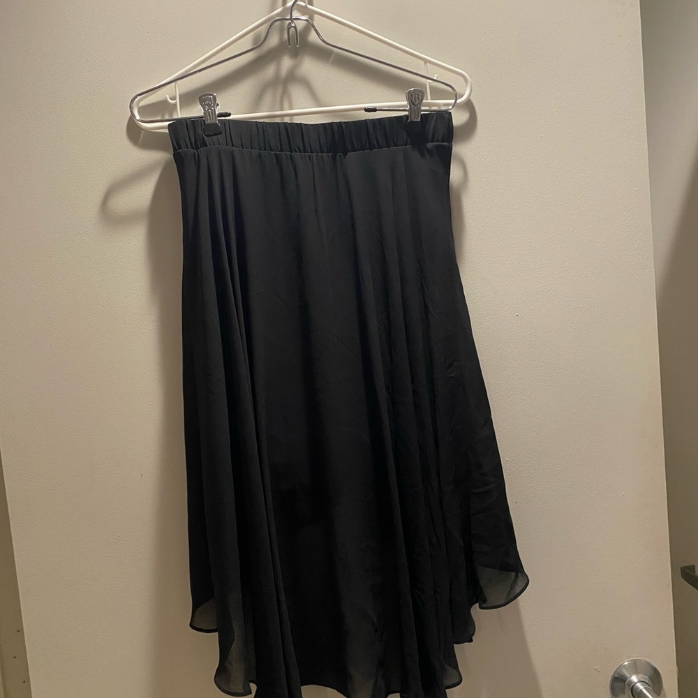 Black Bebe high-low skirt. Size Small. - Picture 2 of 6